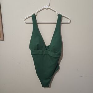 Cupshe Emerald Green Girls' One-Piece Swimsuit